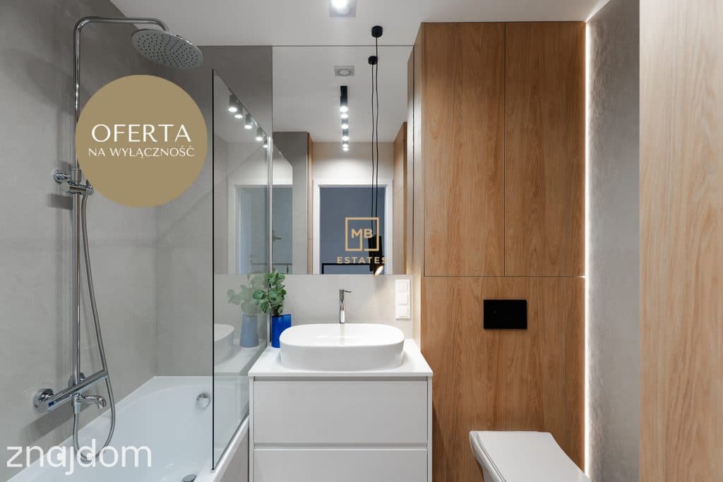 Ekskluzywne 2-poziomowe mieszkanie z tarasem- 70m² - zdjęcie 13