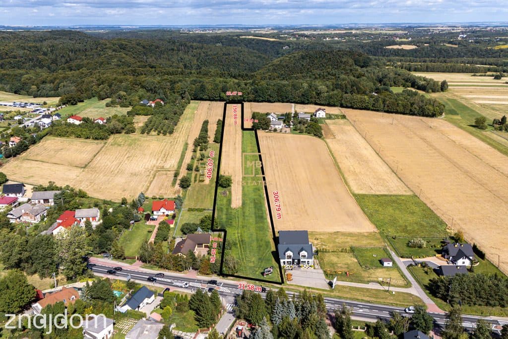 Działka 1,35 ha – Biały Kościół przy DK94