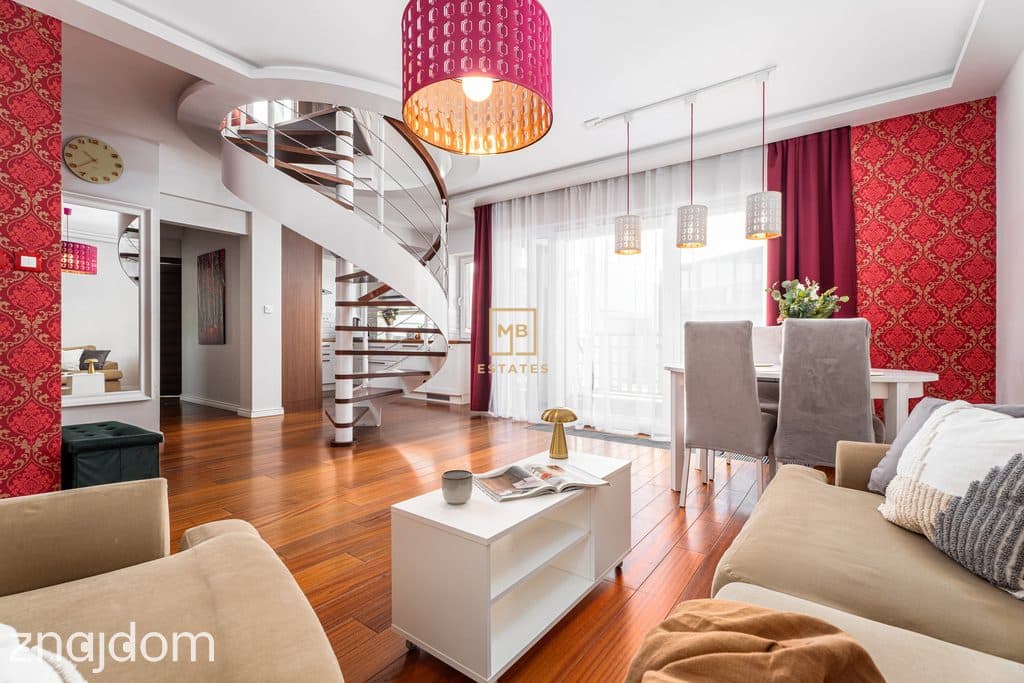Dwupoziomowe mieszkanie z tarasem 40 m²