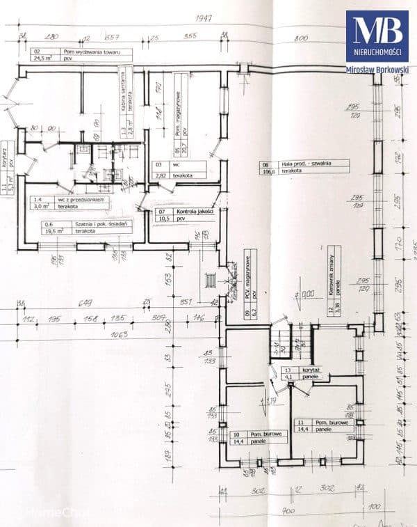 Obiekt produkcyjno-usługowej – 286 m²