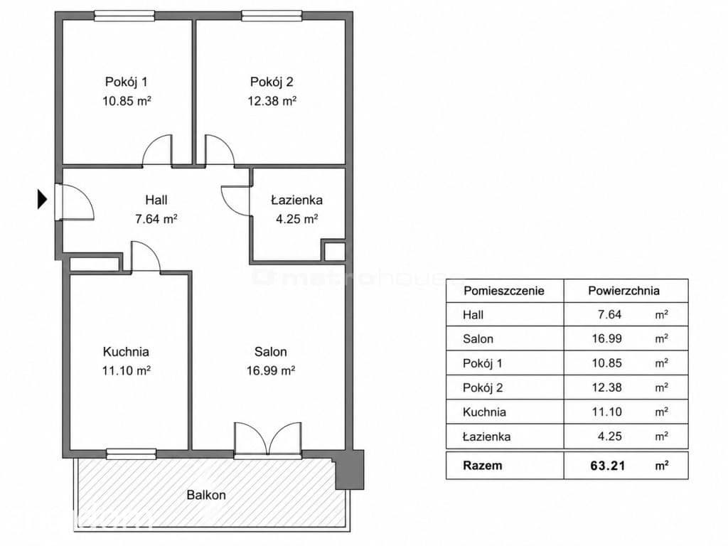 Apartament 63 m2 "Przy Woronicza" - zdjęcie 20