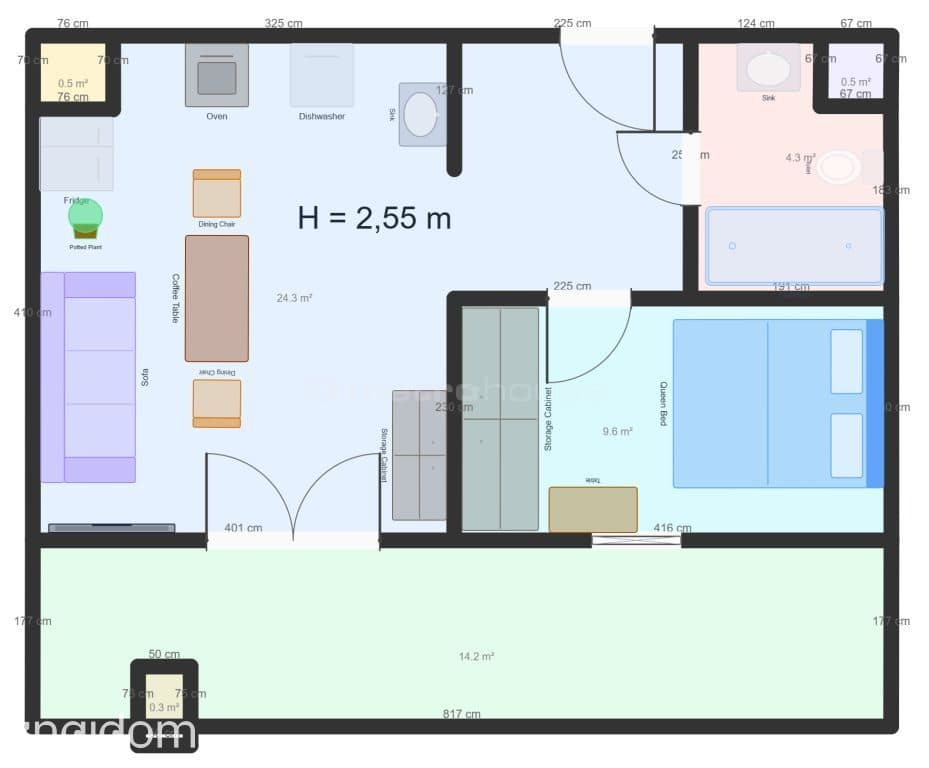 Funkcjonalne 2 pok.36,6m2+kom.2,7m2+m.garaż.+TARAS - zdjęcie 10