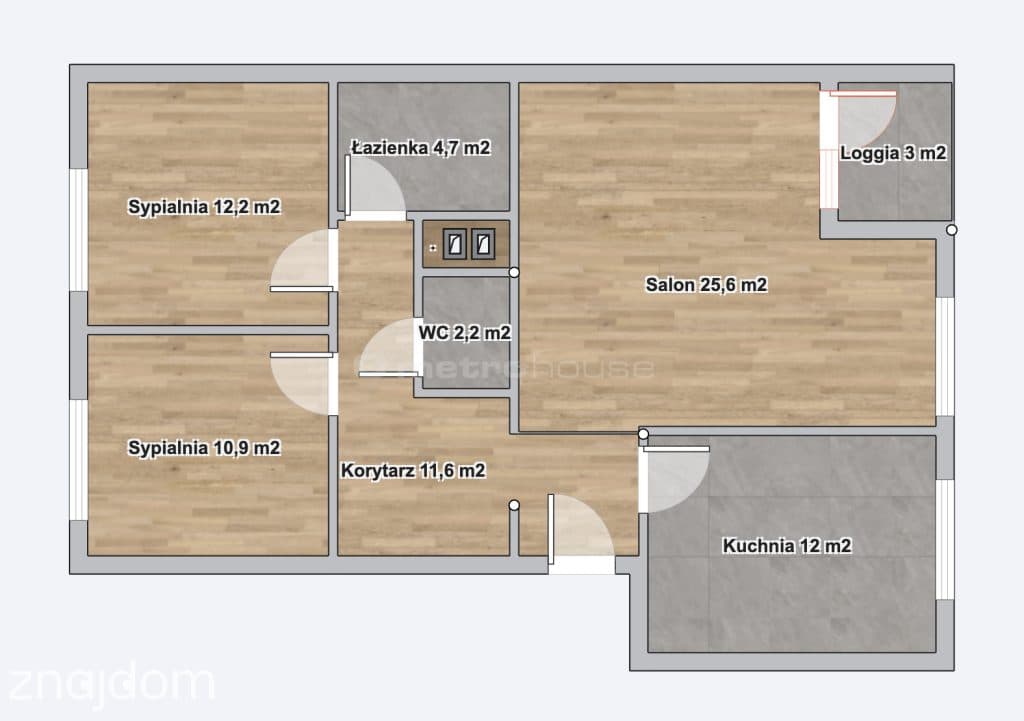 Kabaty 3 pokoje 79 m² Dużo przestrzeni! - zdjęcie 20