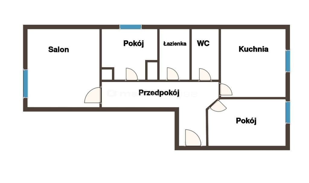 3 pok 70 m²  Parter  Hetmańska  Zielona okolica - zdjęcie 21