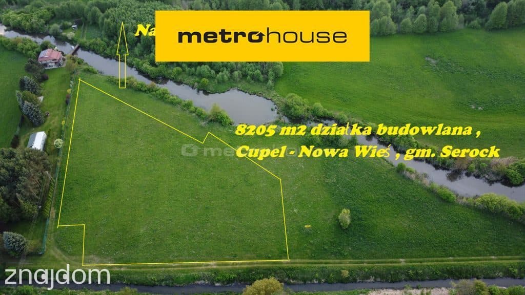 Działka budowlana 8205m2 nad Zalewem Zeg - Narwią