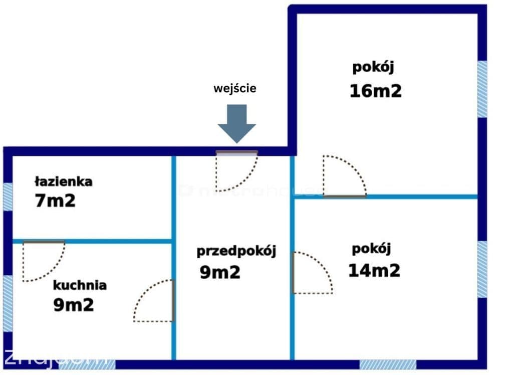 Na sprzedaż 2 pokojowe mieszkanie 54,6m2 - zdjęcie 8