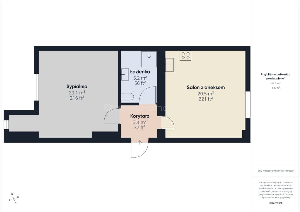 Mieszkanie świeżo po remoncie - Pieńsk 55 m² - zdjęcie 15