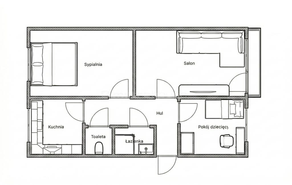 M4 I do generalnego remontu I 57 m² I 6300 m² - zdjęcie 12