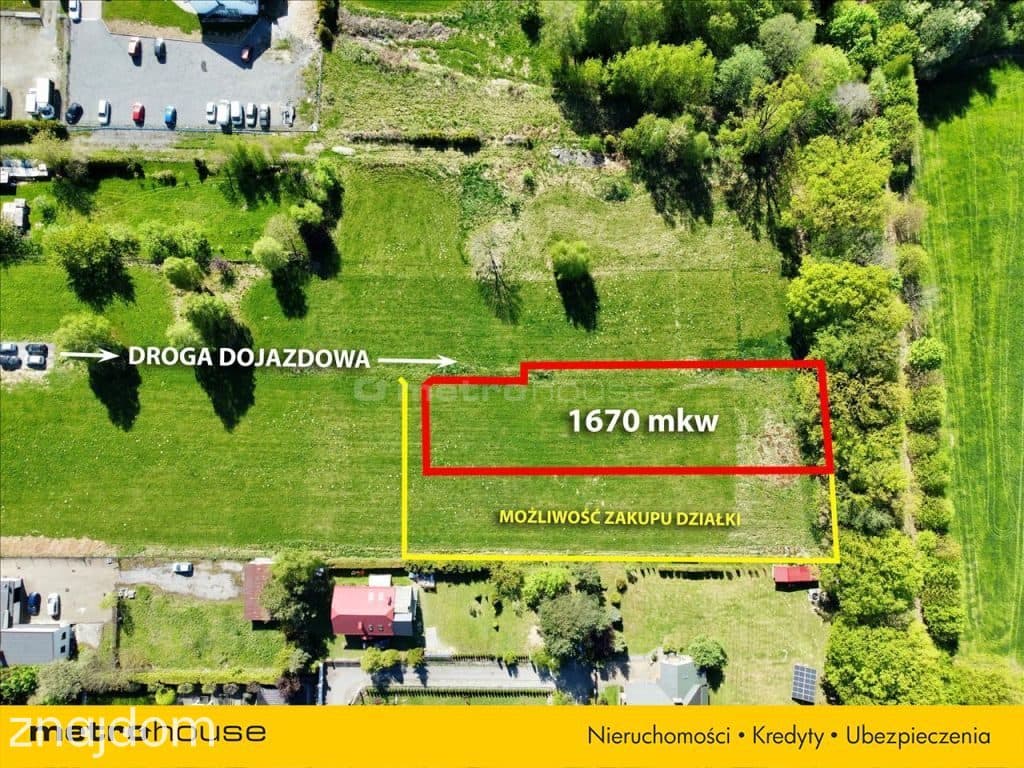 Działka budowlana w Jaworzu 1671m2. - zdjęcie 4