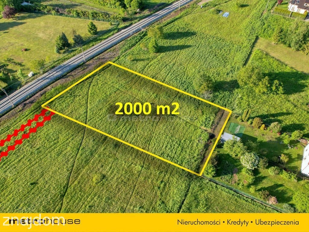 Działka budowlana 2000 m2 w Kozach. - zdjęcie 2