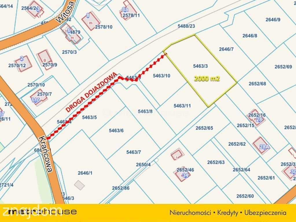 Działka budowlana 2000 m2 w Kozach. - zdjęcie 8