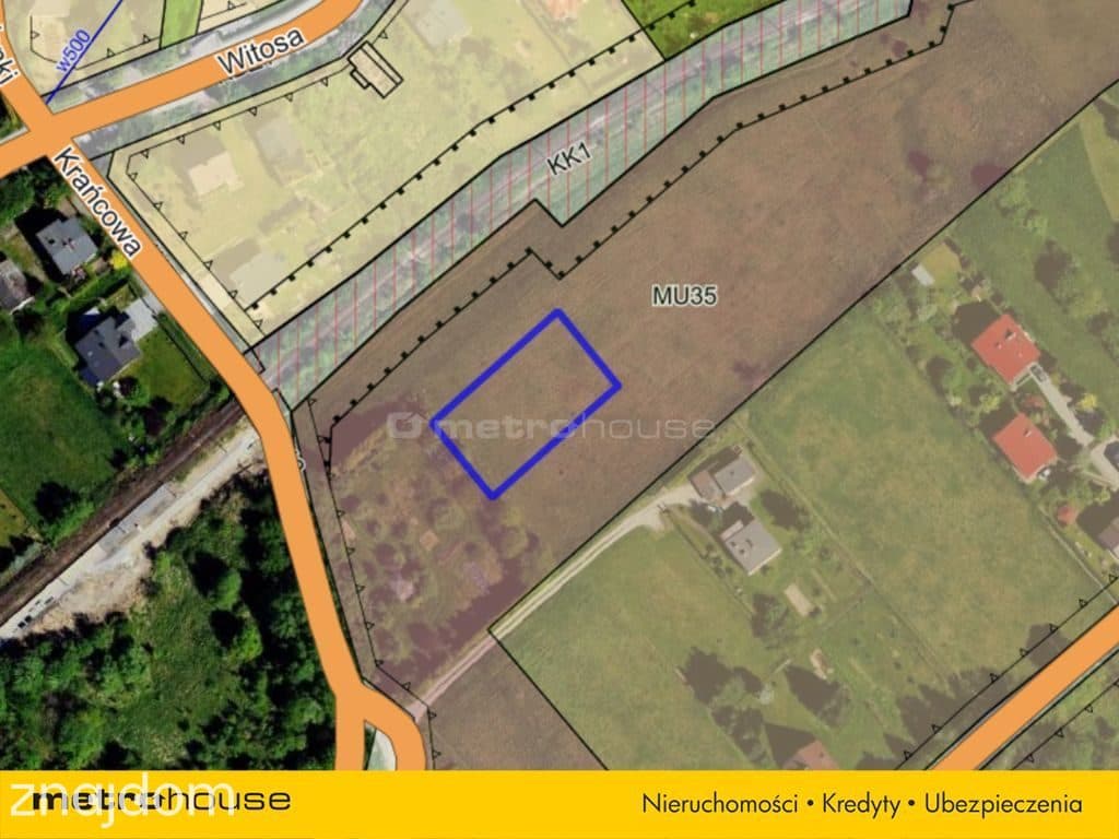 Działka budowlana Kozy 1080m2. - zdjęcie 4