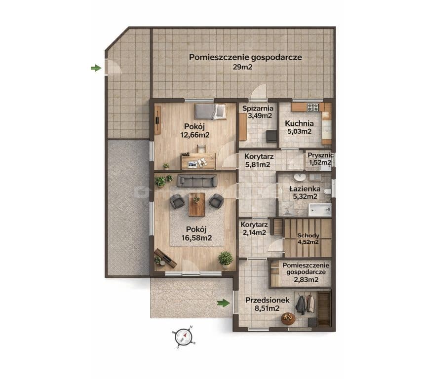 Dom 200 m² z tarasem i ogrodem Raculka! - zdjęcie 21
