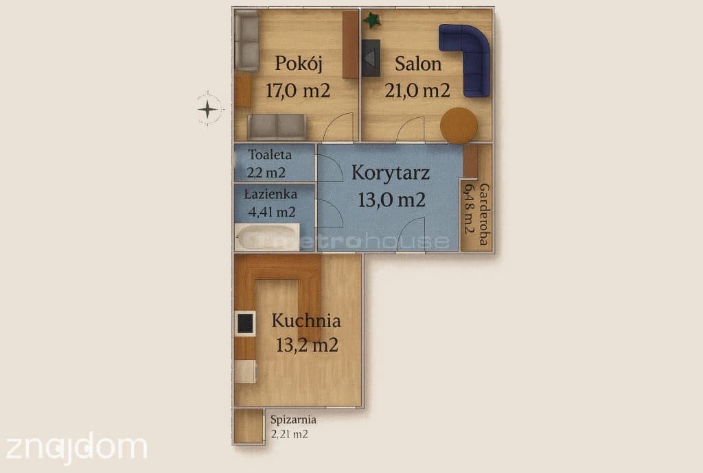 Przestronne mieszkanie w sercu Zielonej Góry ! - zdjęcie 8
