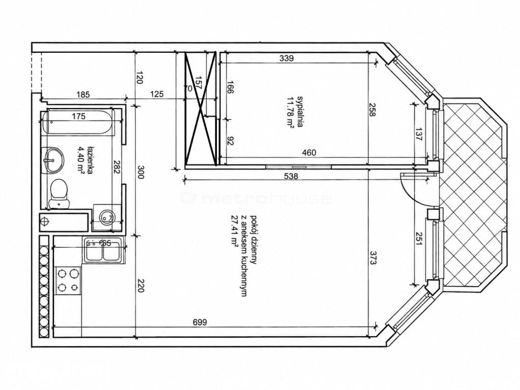 2 pokoje 50,2 m²  Ursus  Balkon  Garaż - zdjęcie 13
