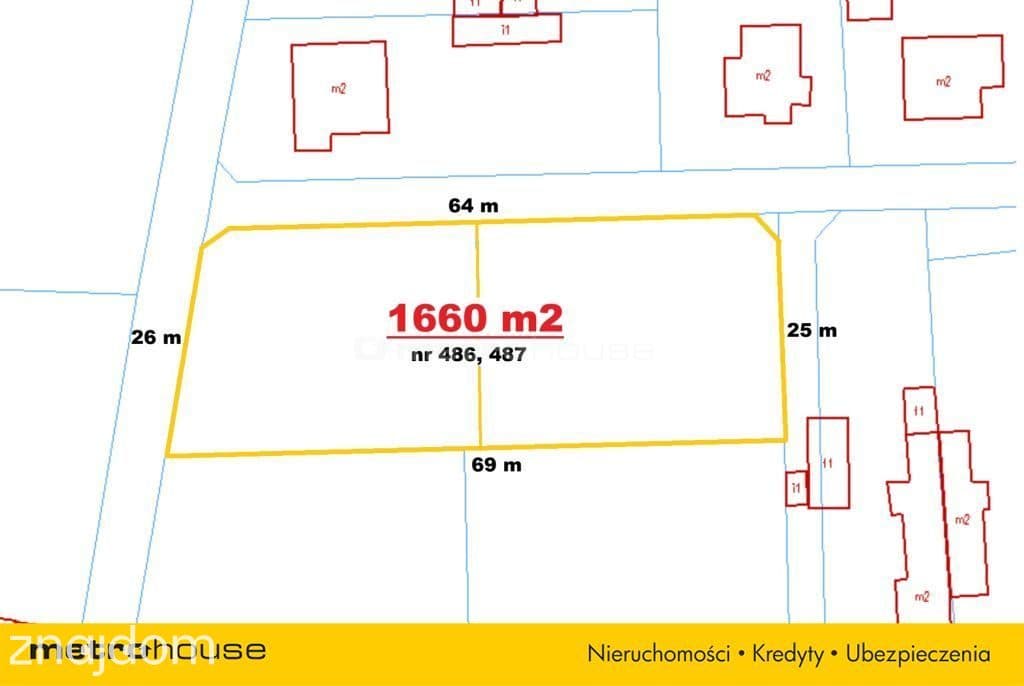 1660 m² - Ogrodzona - Zieleń - CAŁA BUDOWLANA - zdjęcie 2