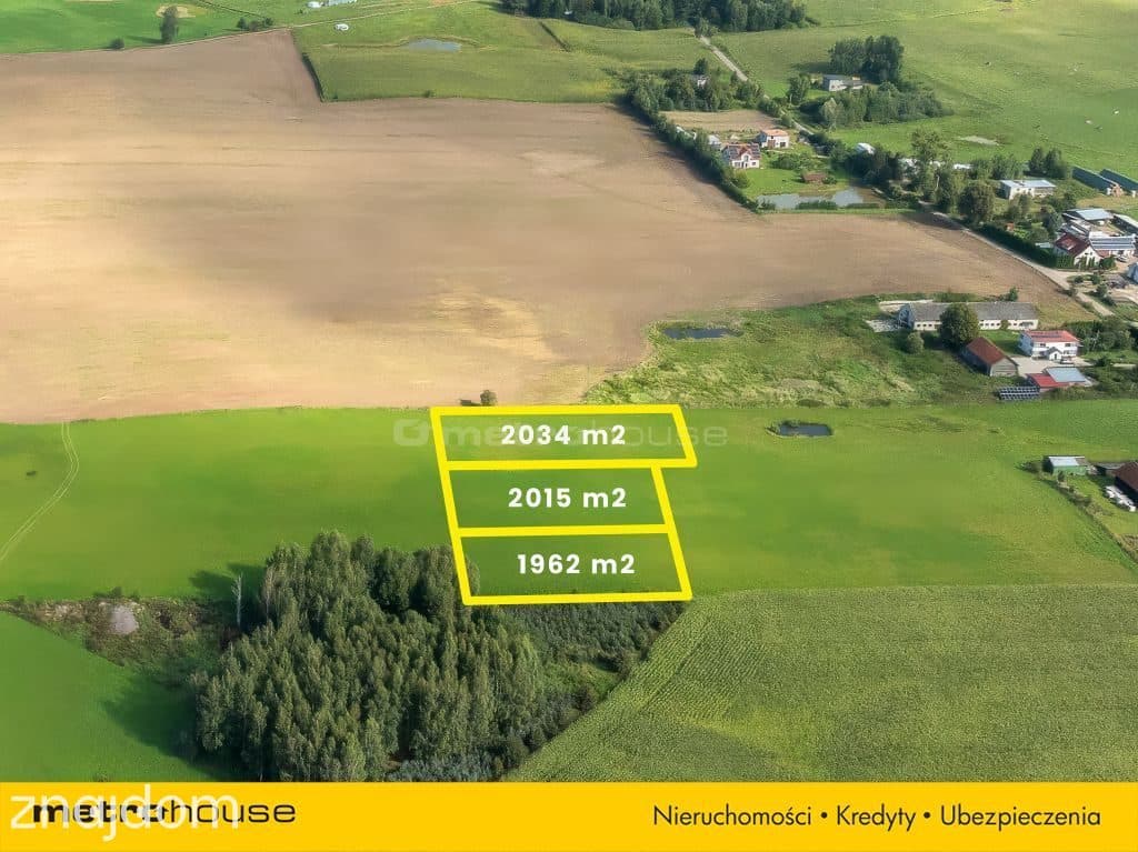 działka 2034 m² z WZ  Sadowo, gm. Biskupiec - zdjęcie 6
