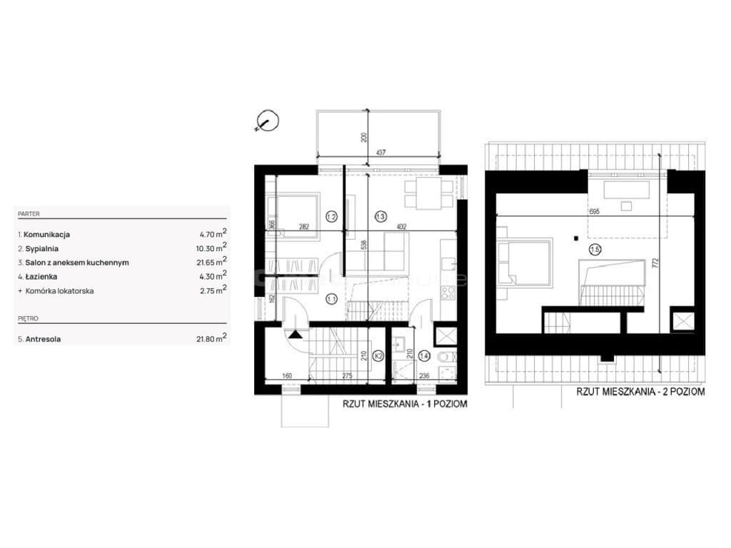 Ustroń 65 m² Taras Góry Gotowe pod klucz - zdjęcie 22