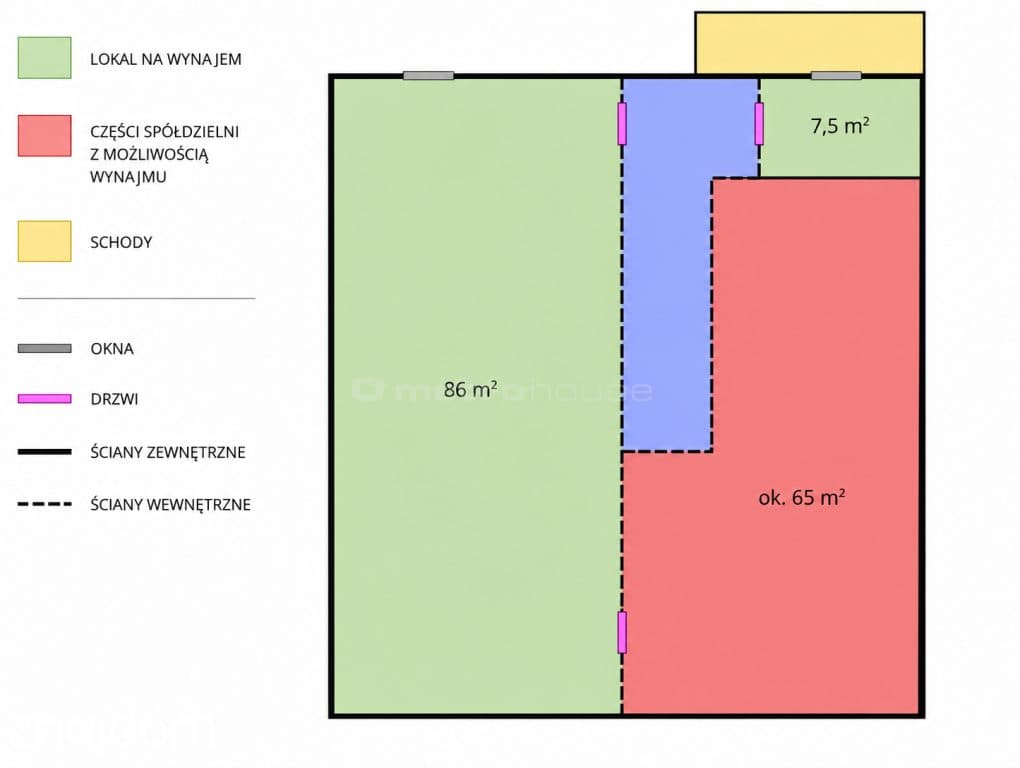 Lokal użytkowy 93,5 m² na wynajem  Bielany - zdjęcie 12