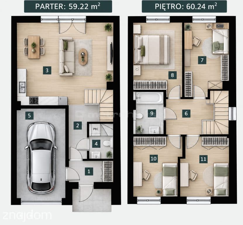 DOM 170 m2 Z DUŻYM OGRÓDKIEM 393m2 - zdjęcie 17