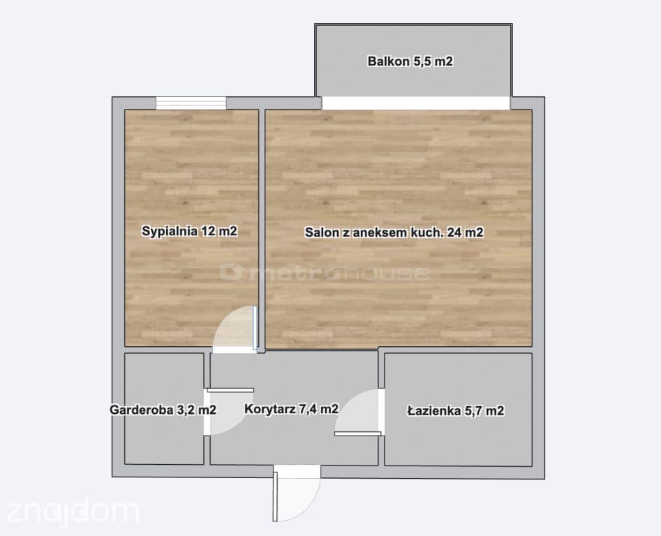 2 pokoje  52 m²  balkon 5,5 m²  winda  garaż - zdjęcie 15