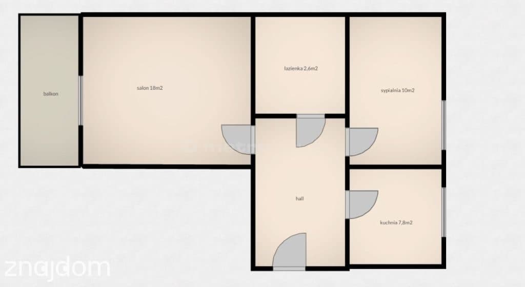 2-pokoje 48 m² 200 m od metra Imielin balkon - zdjęcie 13