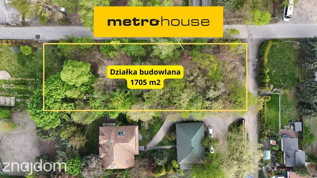 Działka budowlana na bliźniak/dom, Zalesie Dolne