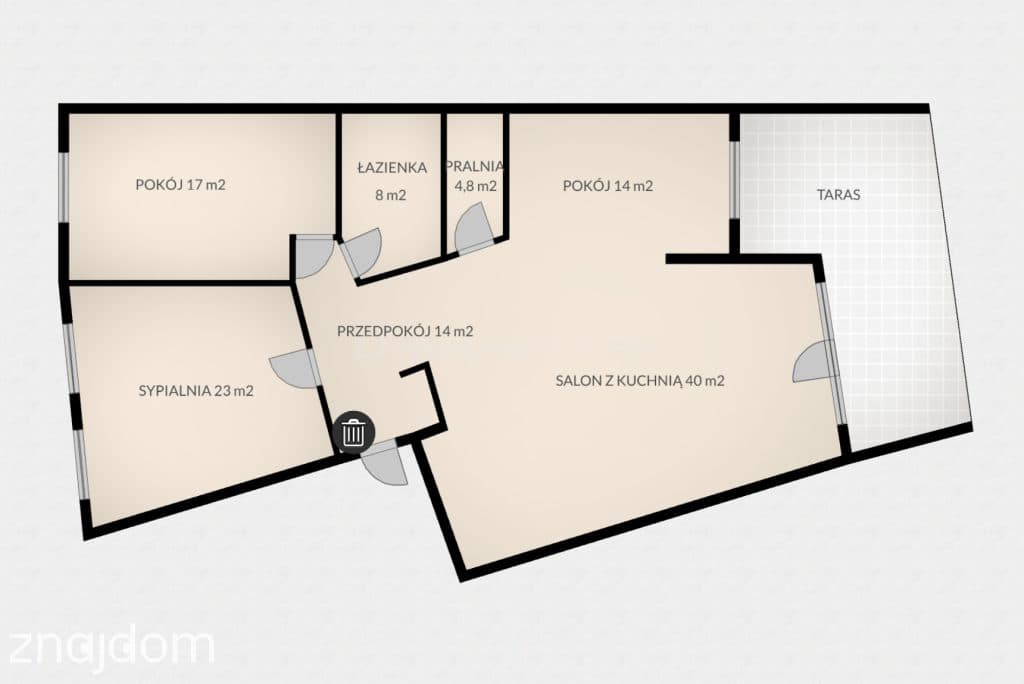 Apartament 3pok 121,8m² Wwa Mokotów Woronicza Park - zdjęcie 21