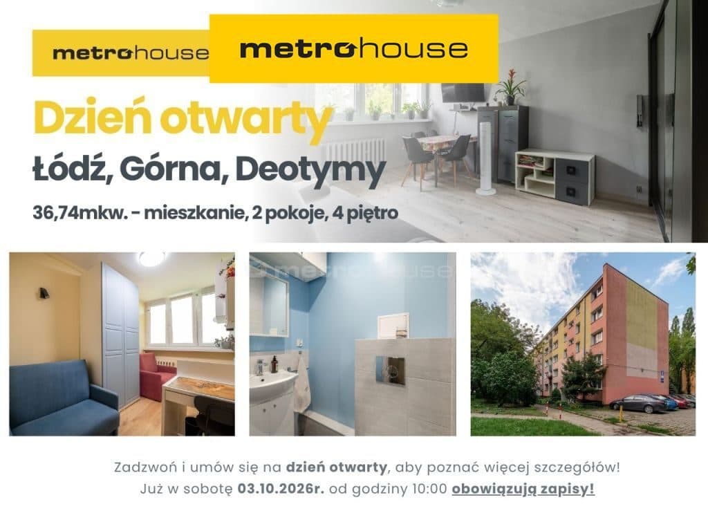 2 pokoje, Dąbrowa, 36,74 m²  269 tys. zł