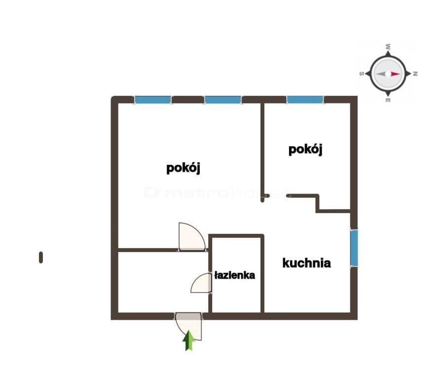 Dwupokojowe mieszkanie blisko centrum - zdjęcie 2