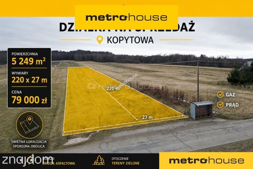 Działka w Kopytowej