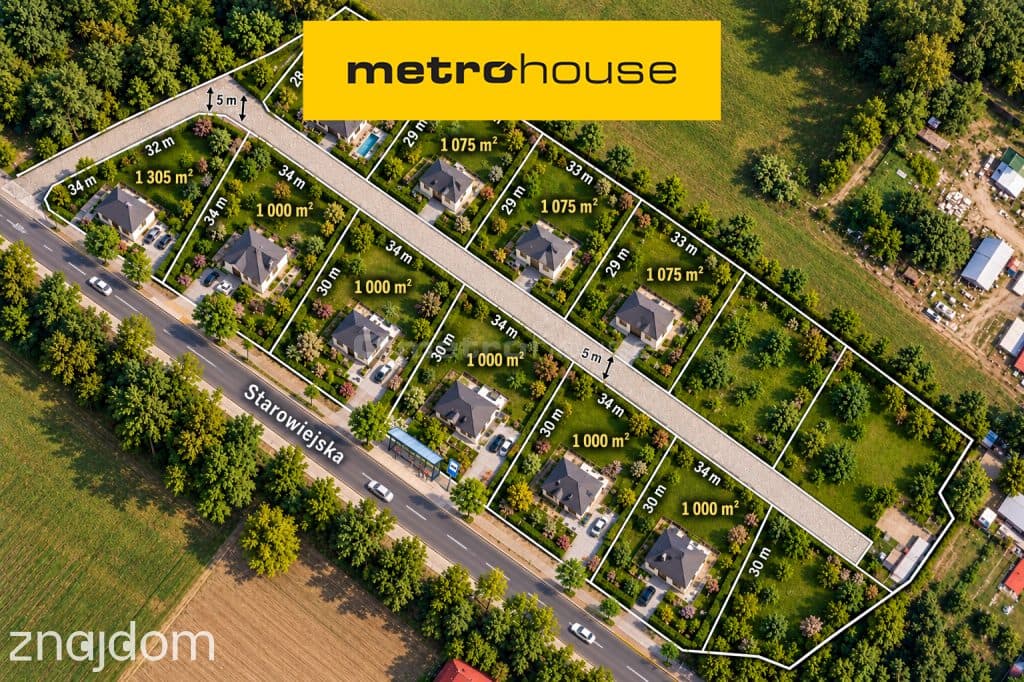 1000 m² pod Twój dom MPZP i pełne media