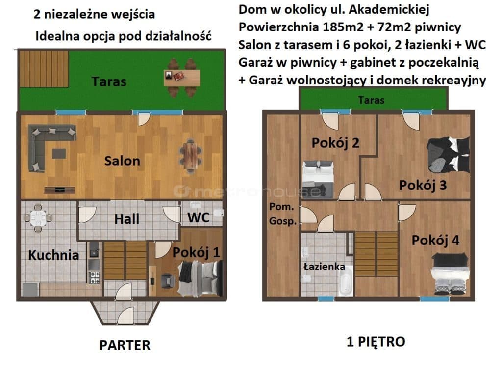 Ładny dom koło AWFu dla rodziny lub pod wynajem - zdjęcie 21