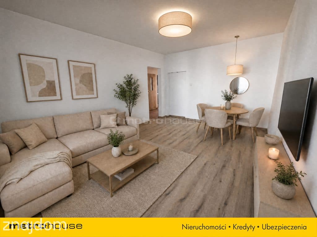 3 pokoje z balkonem w centrum  59 m² - zdjęcie 2