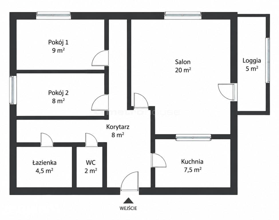 59 m² 3 pokoje Loggia Po remoncie 9 piętro - zdjęcie 11