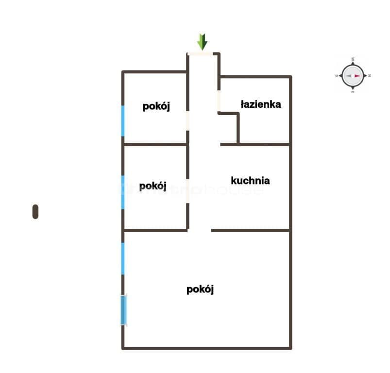 3 pokoje 57,65 m² 1.p Komórka Parking - zdjęcie 13