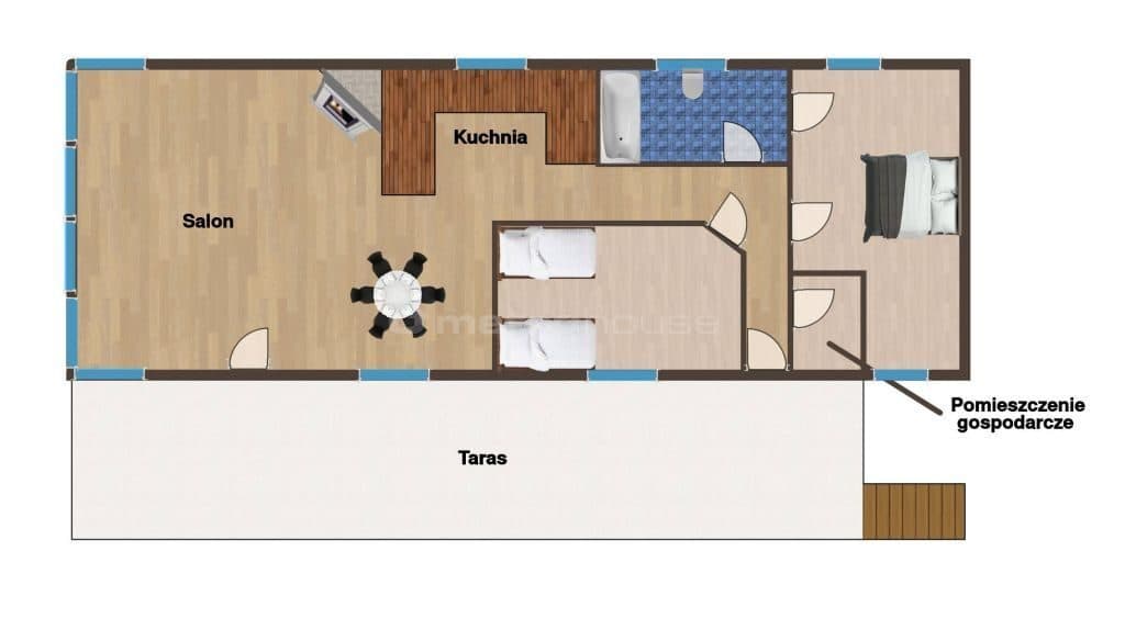 Bungalow w okolicy jeziora Wałpusz. - zdjęcie 18