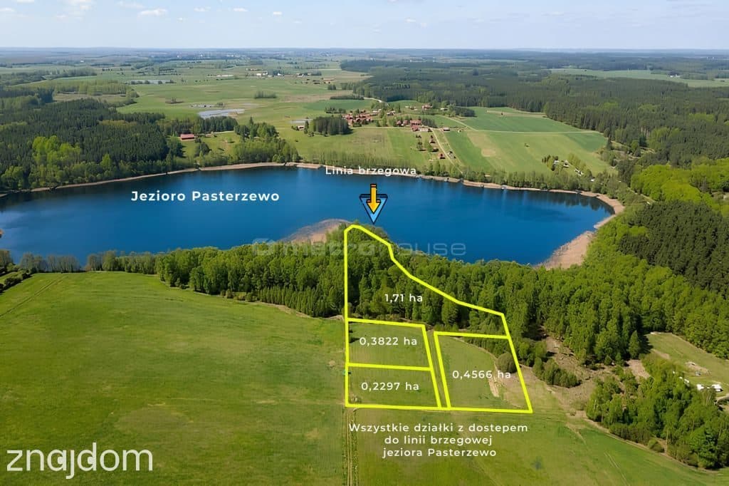 Działki z linią brzegową jeziora - zdjęcie 26