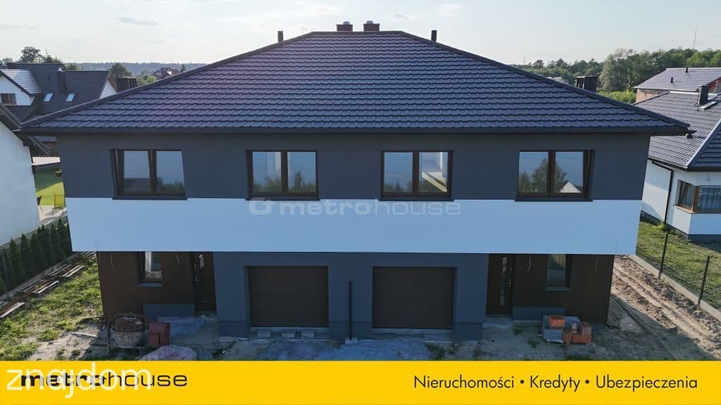 Nowoczesny dom w zabudowie bliźniaczej w Baszkówce - zdjęcie 2