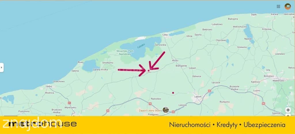 GOTOWA DO BUDOWY DZIAŁKA I 2857M2 I BLISKO ŁEBY - zdjęcie 8