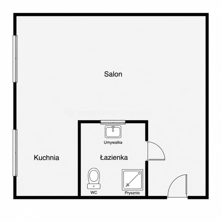 Kawalerka po remoncie w centrum Chojnic - zdjęcie 17