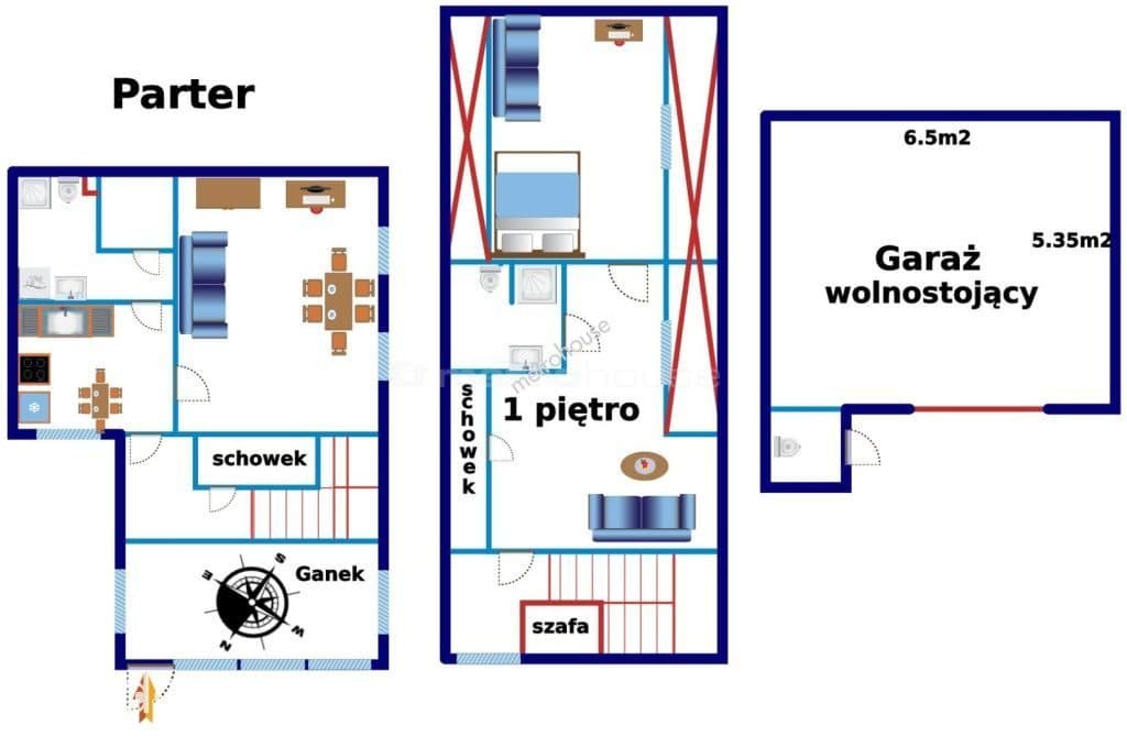Murowany dom 110m2 z potencjałem - blisko centrum. - zdjęcie 16