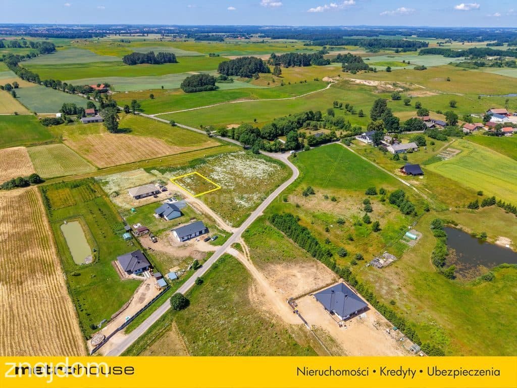 Działka budowlana 1225 m2 - Krupin przy Olecku - zdjęcie 2