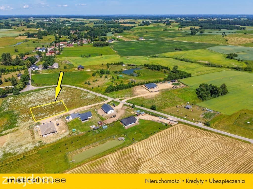 Działka budowlana 1225 m2 - Krupin przy Olecku - zdjęcie 3