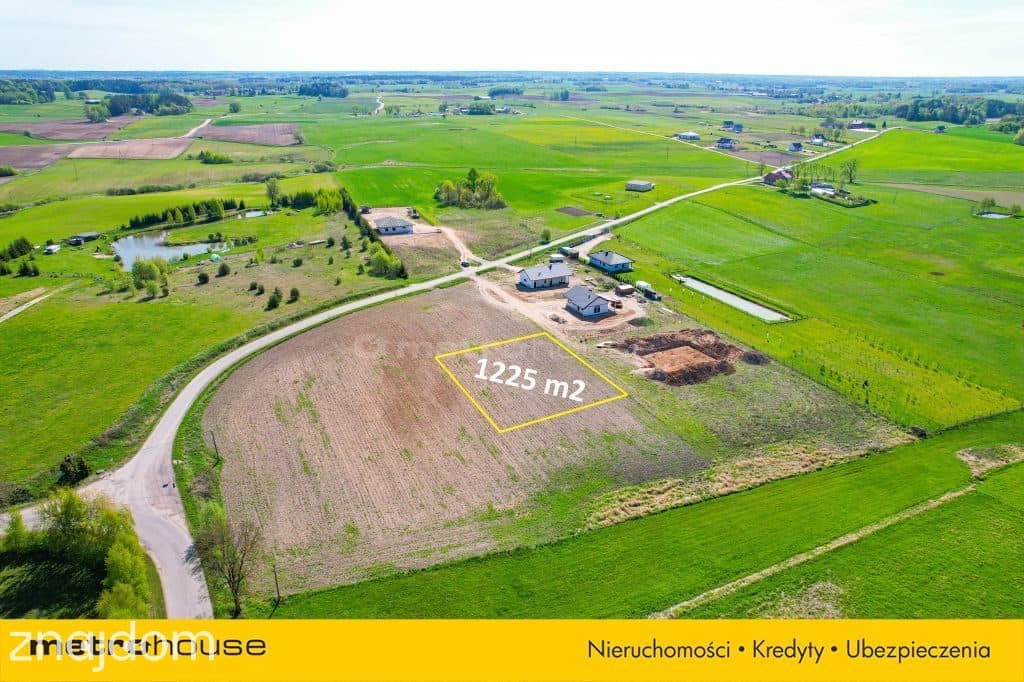 Działka budowlana 1225 m2 - Krupin przy Olecku - zdjęcie 4