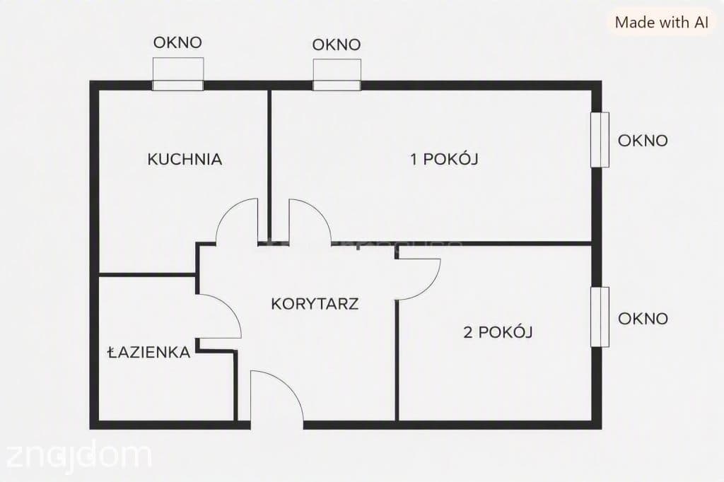 Nowoczesne 2 pokoje po remoncie 1 piętro - zdjęcie 16