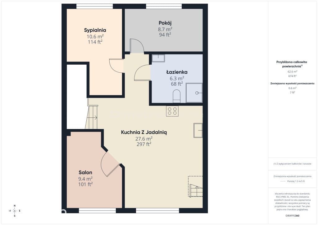Apartament 100m 2, garaż, bezczynszowe, centrum. - zdjęcie 21