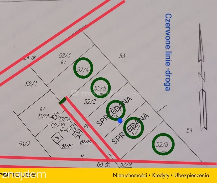 Działka budowlana 2212 m2 w Lichawa-Parcela - zdjęcie 12