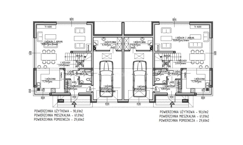 NOWOCZESNY BLIŹNIAK w Skrzeszewie (150 m²) - zdjęcie 10