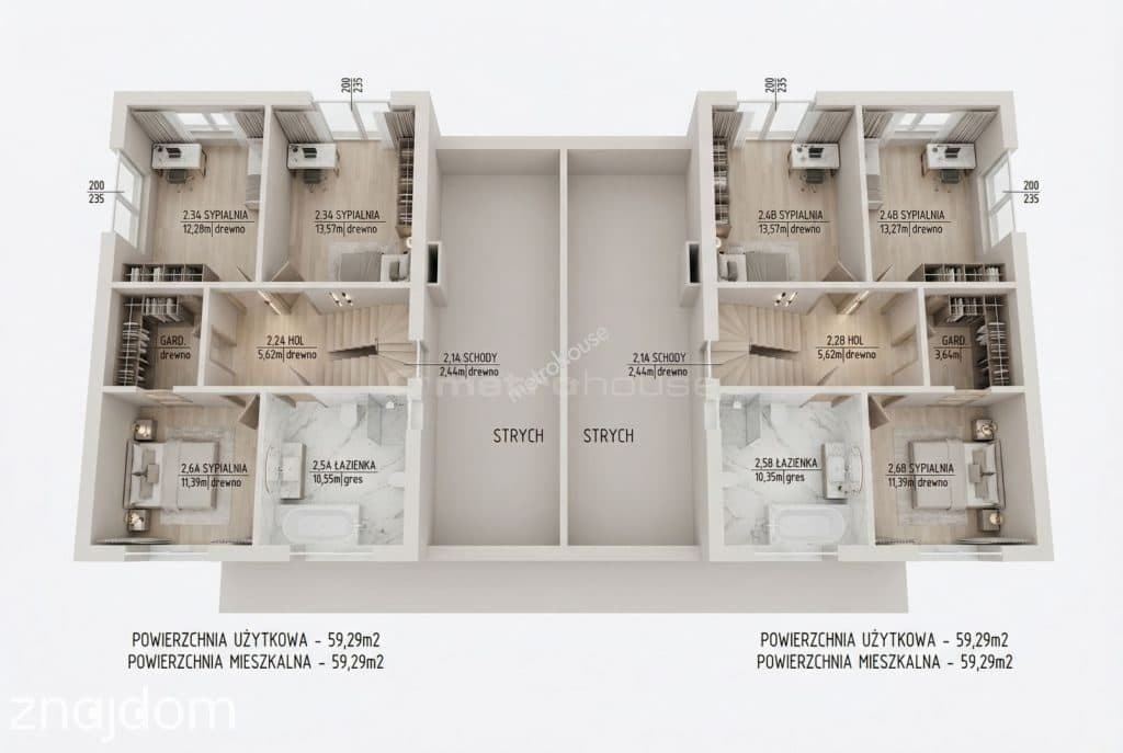 NOWOCZESNY BLIŹNIAK w Skrzeszewie (150 m²) - zdjęcie 11